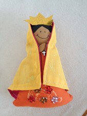 Virgen Amarilla y Naranja