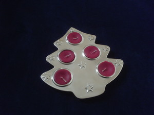 Árbol con velas